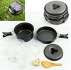 Backpacking Cooking Picnic Bowl Pot Pan Set Hiking Cookware
